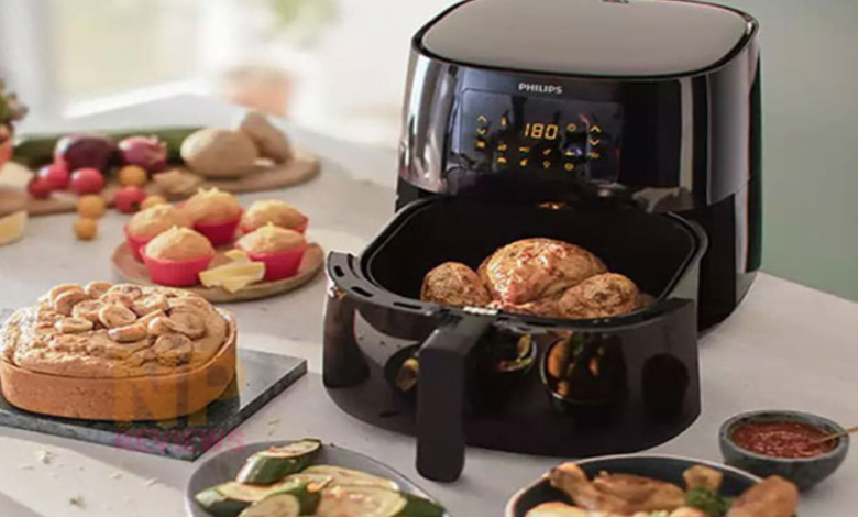 Nồi chiên không dầu 6.2 lít philips hd9270/90