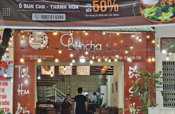Ô Bun Cha - Quán Bún Chả Hà Nội Tại Thanh Hóa