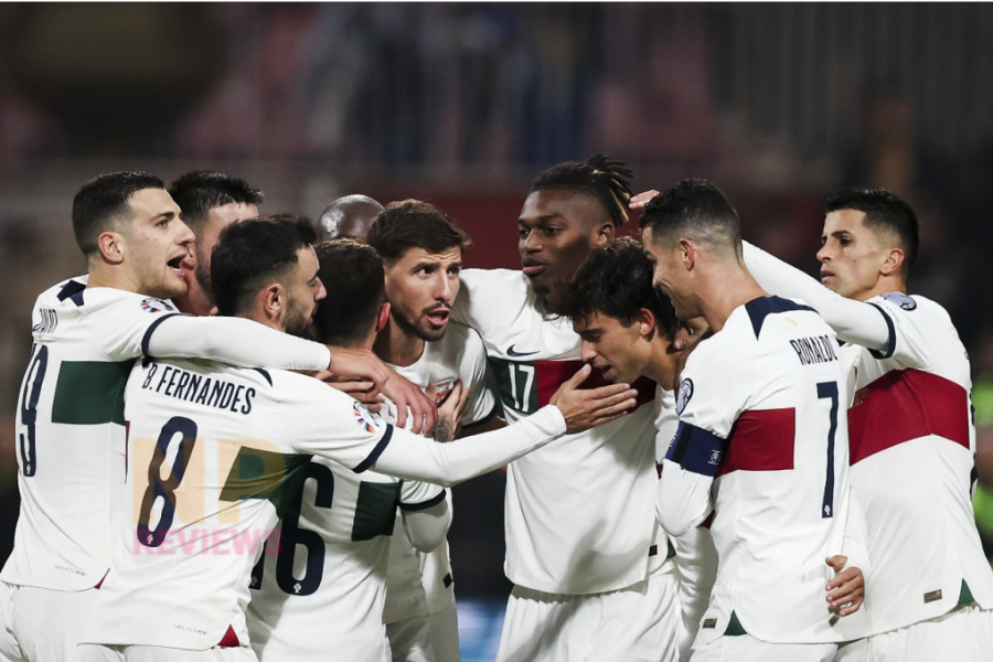 Ronaldo ghi cú đúp trong ngày Bồ Đào Nha thắng 5-0