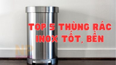 TOP 5 Thùng rác inox loại nào tốt bền bán chạy nhất hiện nay